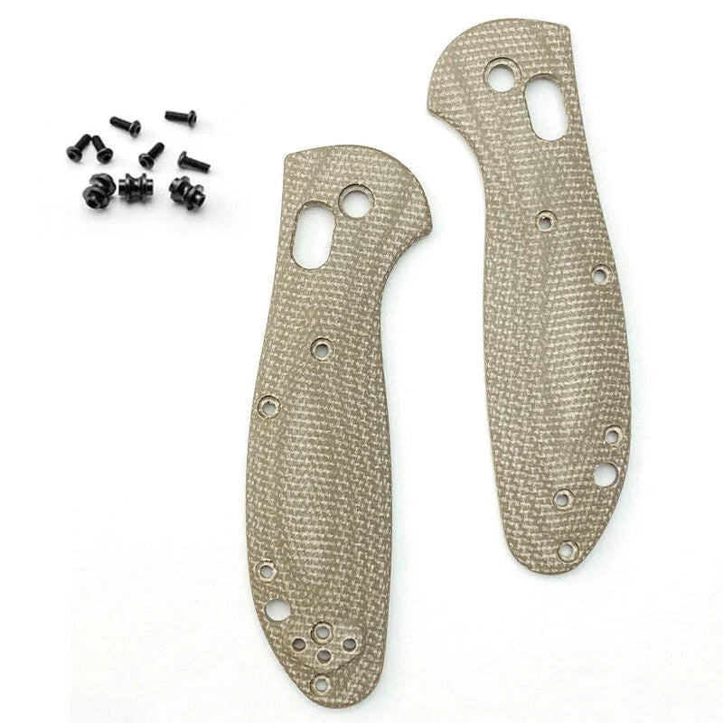 1set Handle Patch Micarta Scales for Benchmade Mini Griptilian 555-556-557 Knife 07FC0E-D4 - KOEEK [1]