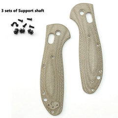 1set Handle Patch Micarta Scales for Benchmade Mini Griptilian 555-556-557 Knife 07FC0E-D4 - KOEEK [3]