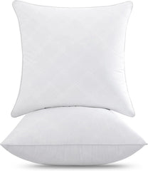 20x20 Decorative Pillow Inserts, Set of 2, White Square Pillow Inserts 07FC0E-D4 - KOEEK [1]