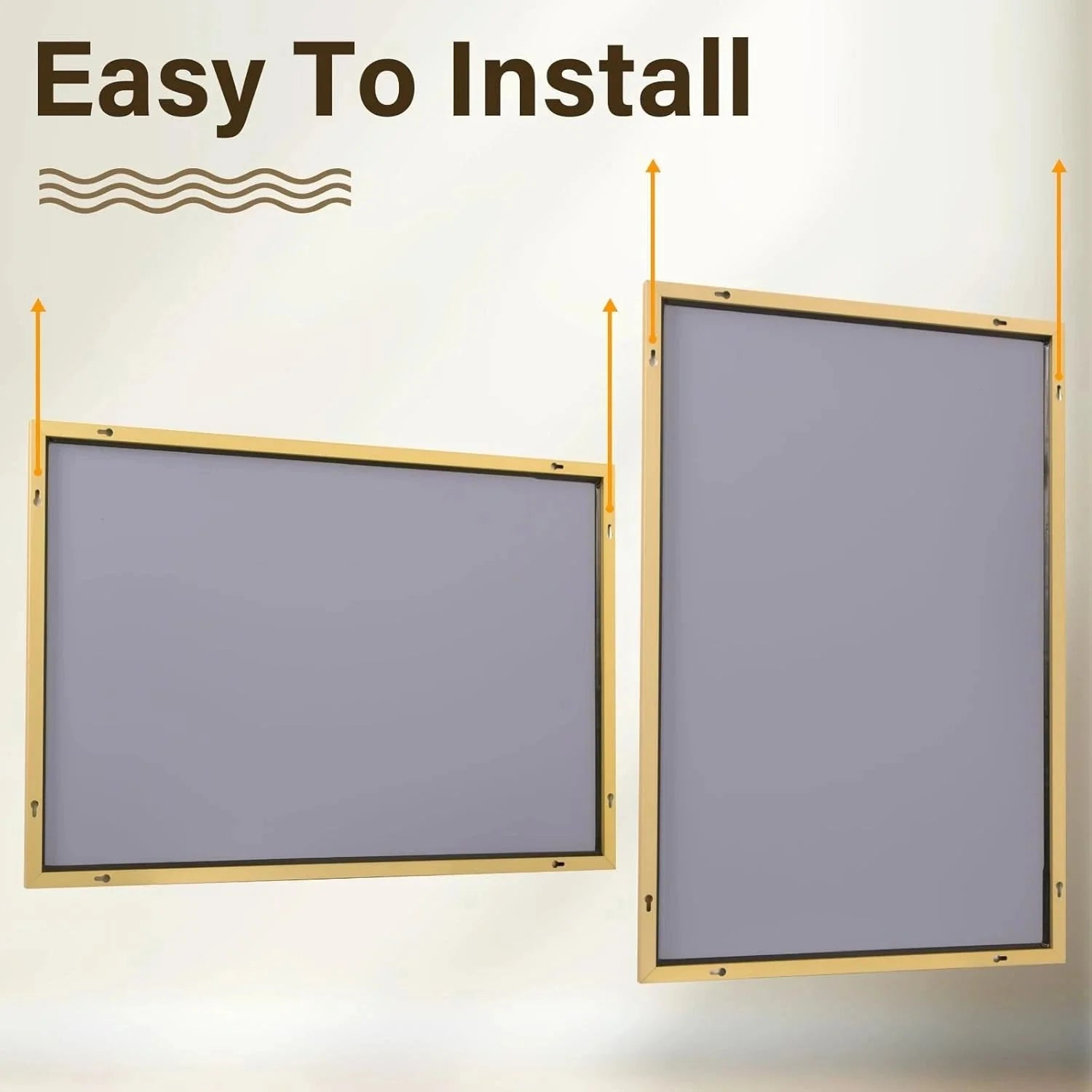 24"x32" Framed Bathroom Mirror for Wall Rectangle Mirror Aluminum Alloy Frame 07FC0E-D4 - KOEEK [8]