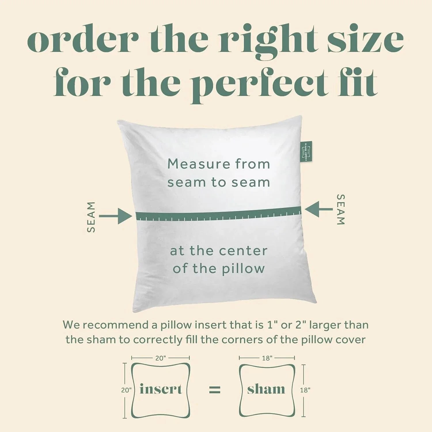 26x26 Decorative pillow insert, down and feather filled,  cotton cover. 07FC0E-D4 - KOEEK [3]