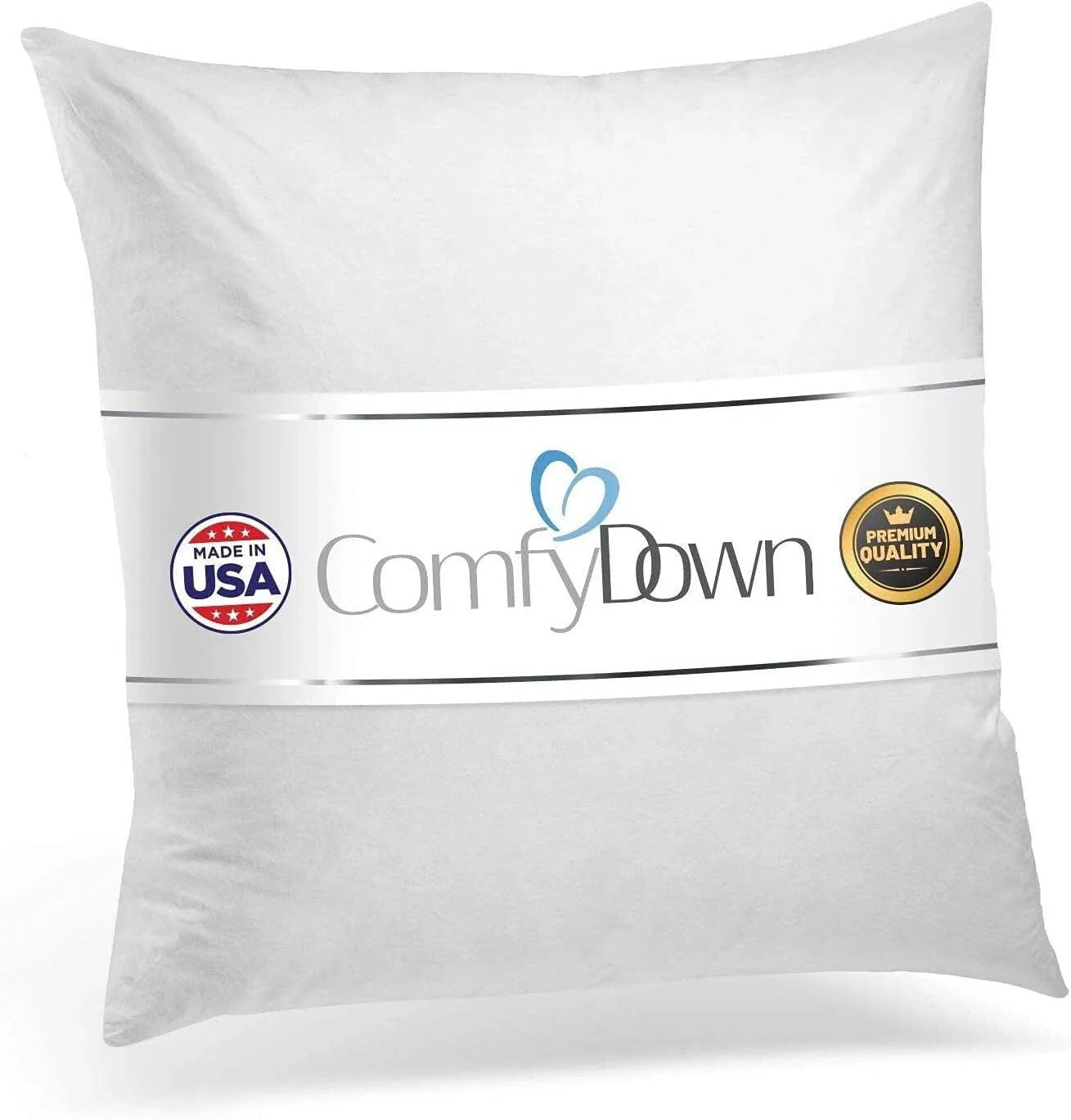 26x26 Decorative pillow insert, down and feather filled,  cotton cover. 07FC0E-D4 - KOEEK [7]