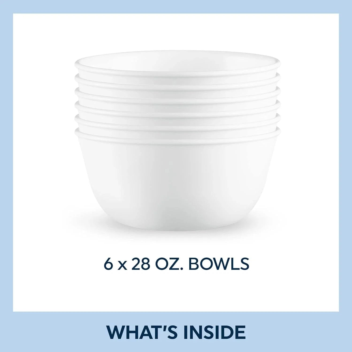 28-oz Soup/Cereal Bowls Set of 6, Chip & Crack Resistant Dinnerware Bowls 07FC0E-D4 - KOEEK [2]