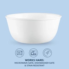 28-oz Soup/Cereal Bowls Set of 6, Chip & Crack Resistant Dinnerware Bowls 07FC0E-D4 - KOEEK [3]