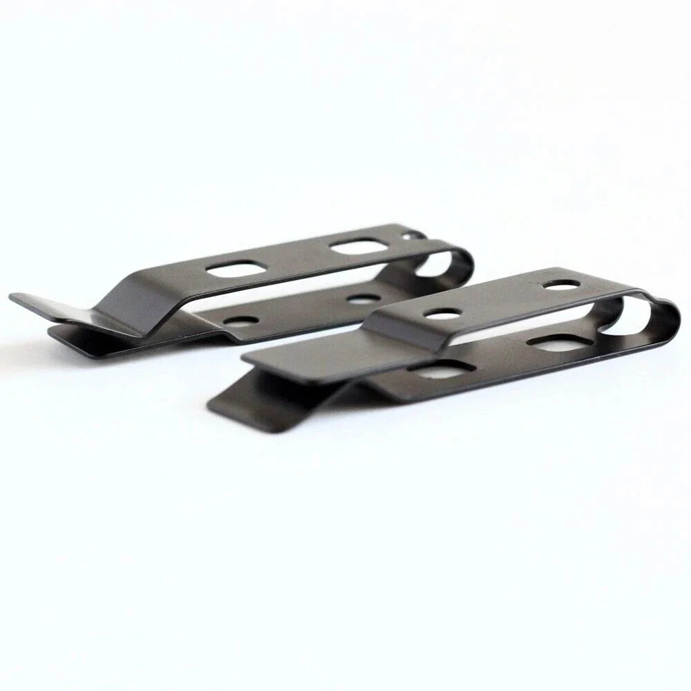 2PCS Holster Quick Clips Knife Sheath Stainless Steel Belt Clip For Kydex Cutter 07FC0E-D4 - KOEEK [5]