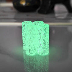 2Pcs/box D12H30Mm 7 Holes Glow In Dark Effec Glass Filter Tips 07FC0E-D4 - KOEEK [2]