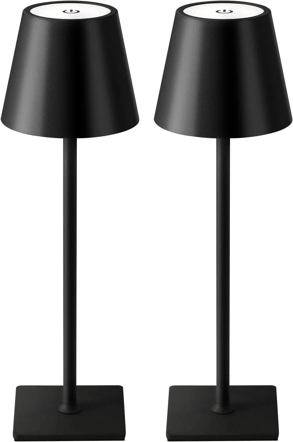 2 Pack Cordless Table Lamp,Portable LED Desk Lamp, 5000mAh Battery Operated 07FC0E-D4 - KOEEK [1]