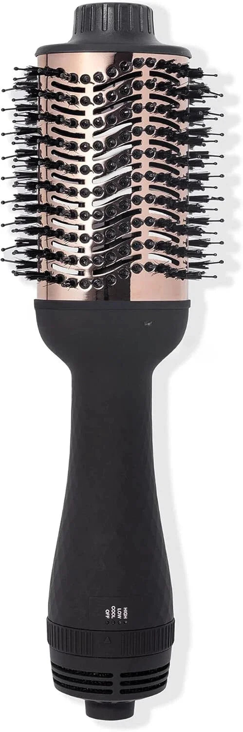 2 in 1 Titanium Hair Dryer Brush | 2 in 1 Hot Air Brush, (Black - 75mm) 07FC0E-D4 - KOEEK [1]