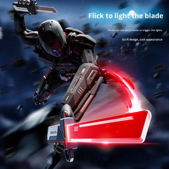 Double-Edged Telescopic LED  Lightsaber Mini Samurai Sword Role-Playing Weapon High-End Laser Sword Toy