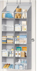 2-piece door storage rack, large-capacity wardrobe door hanging storage rack 07FC0E-D4 - KOEEK [1]