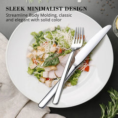 30 Piece Silverware Set, Flatware Set for 6, 18/10 Stainless Steel Silverware 07FC0E-D4 - KOEEK [4]