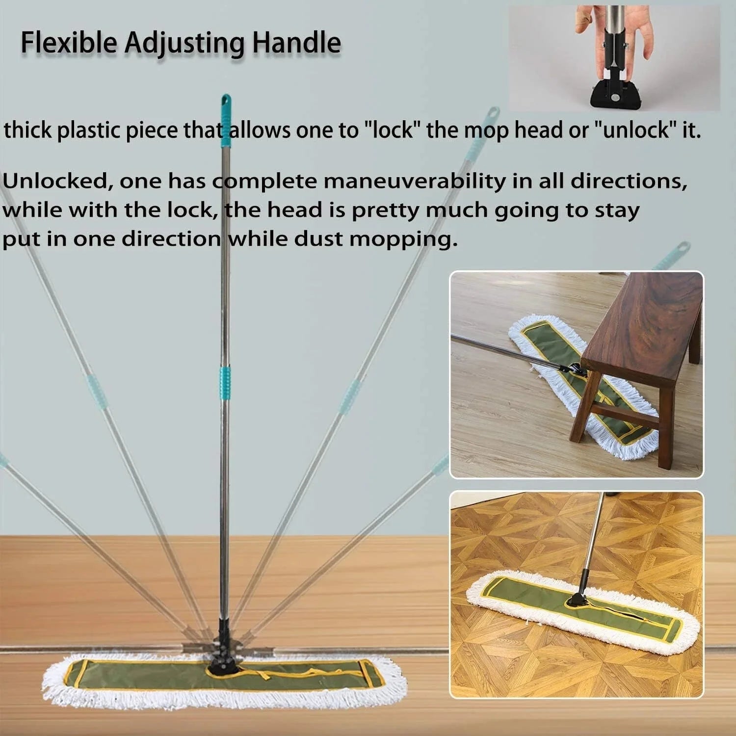 36-inch Industrial Commercial Dust Mop 2 sets // Heavy Duty Dust Mop 07FC0E-D4 - KOEEK [3]