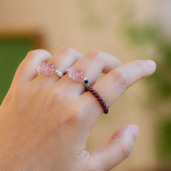 Natural Tourmaline Pixiu Ring KOEEK - KOEEK