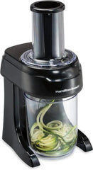 3-in-1 Electric Vegetable Spiralizer with 3 Cutting Cones, 6 Cups, Blac 07FC0E-D4 - KOEEK [1]