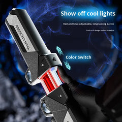 Double-Edged Telescopic LED  Lightsaber Mini Samurai Sword Role-Playing Weapon High-End Laser Sword Toy