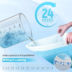40PCS Extra Large Puppy Pads for Dogs, Thickened Disposable  Pee  Pads for Cats 07FC0E-D4 - KOEEK [4]