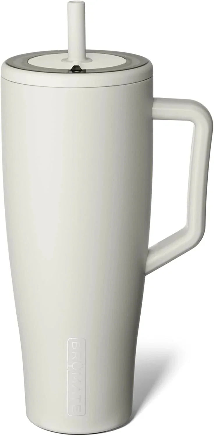 40 oz Tumbler with Handle and Straw |  Leakproof Insulated Tumbler with Lid 07FC0E-D4 - KOEEK [1]