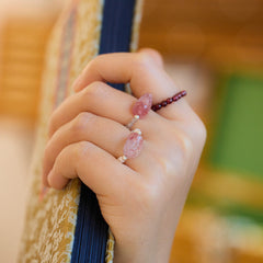 Natural Tourmaline Pixiu Ring KOEEK - KOEEK
