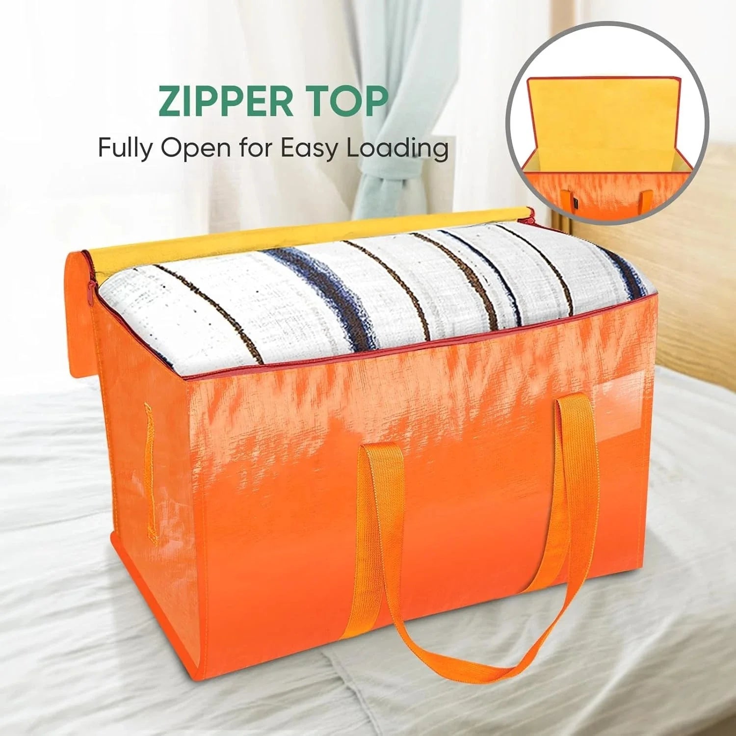4-piece set of extra-large moving bags with reinforced handles 07FC0E-D4 - KOEEK [6]