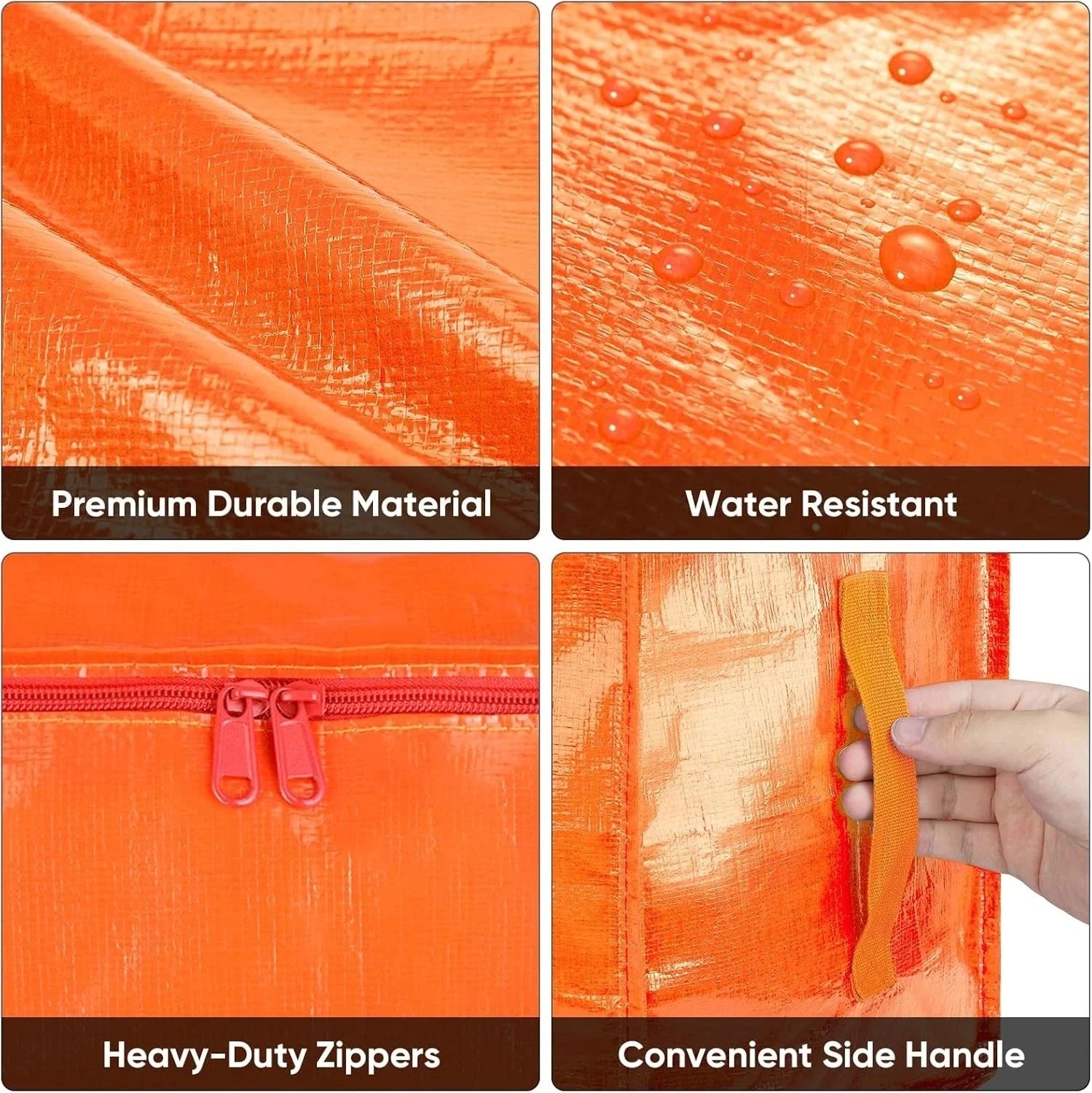 4-piece set of extra-large moving bags with reinforced handles 07FC0E-D4 - KOEEK [7]