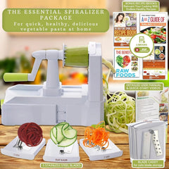 5-blade vegetable spiral slicer: the most powerful and heavy-duty spiral slicer 07FC0E-D4 - KOEEK [3]