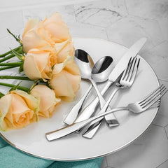 60-Piece Silverware Set Stainless Steel Flatware Set,Service for 12 07FC0E-D4 - KOEEK [2]