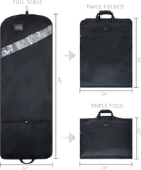 66” Extra Long Gown Garment Bag, Tri-Fold Gown Garment Bag, Storage Hanging Bag 07FC0E-D4 - KOEEK [4]