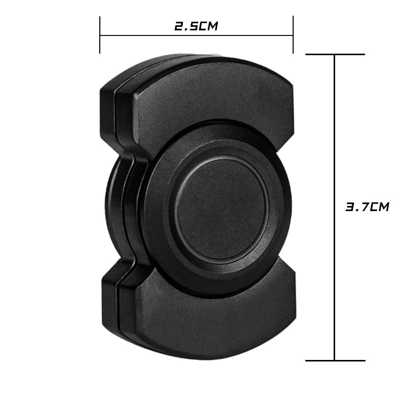 Triple-Style Metal Fidget Spinner – ADHD Stress Relief Toy for Adults & Kids | EDC Magnetic Fidget Gift edc fidget toy KOEEK - KOEEK