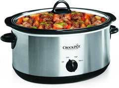 7-Quart Oval Manual Slow Cooker, Stainless Steel Multifunctional Cookware 07FC0E-D4 - KOEEK [3]