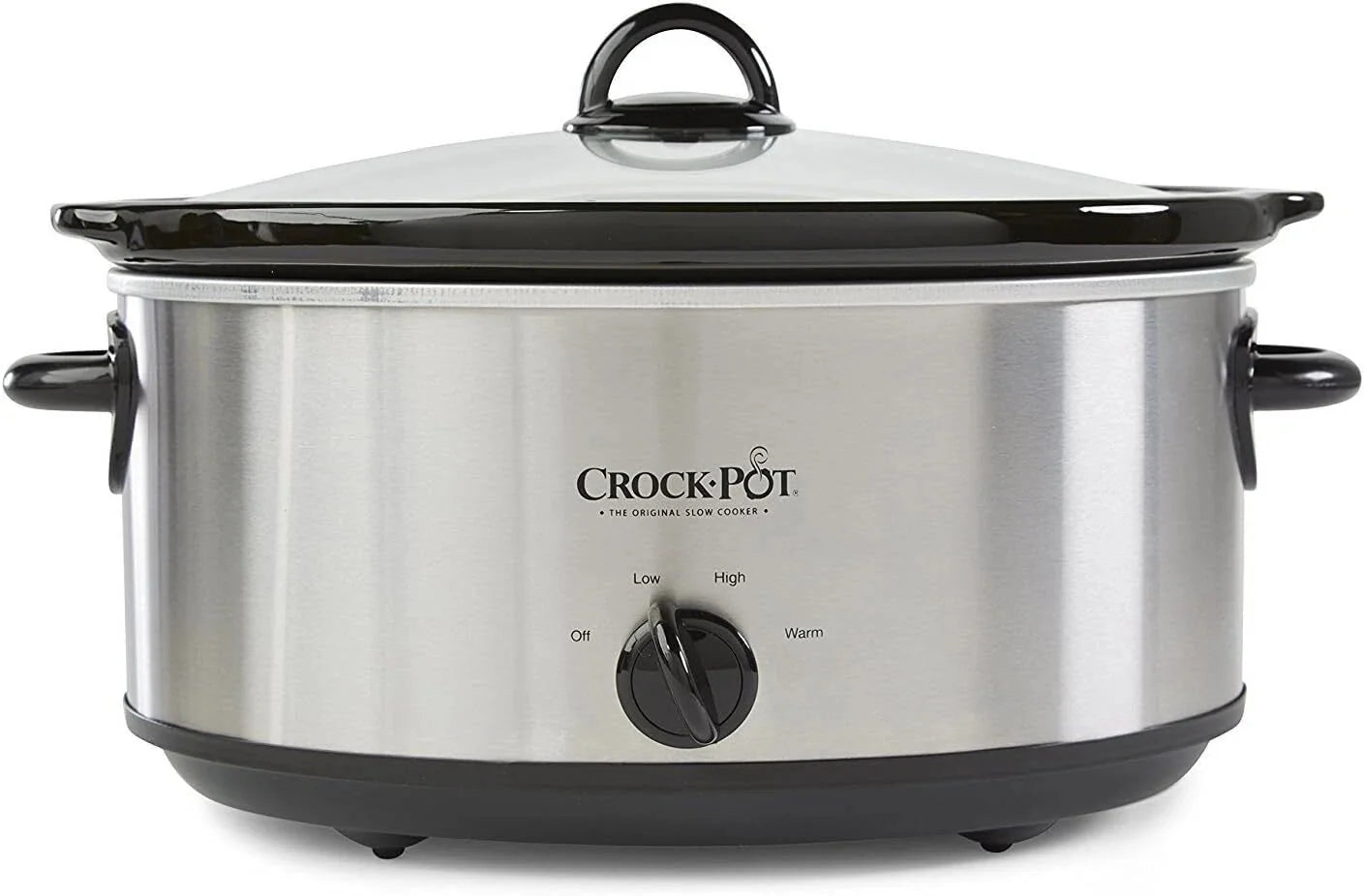 7-Quart Oval Manual Slow Cooker, Stainless Steel Multifunctional Cookware 07FC0E-D4 - KOEEK [8]