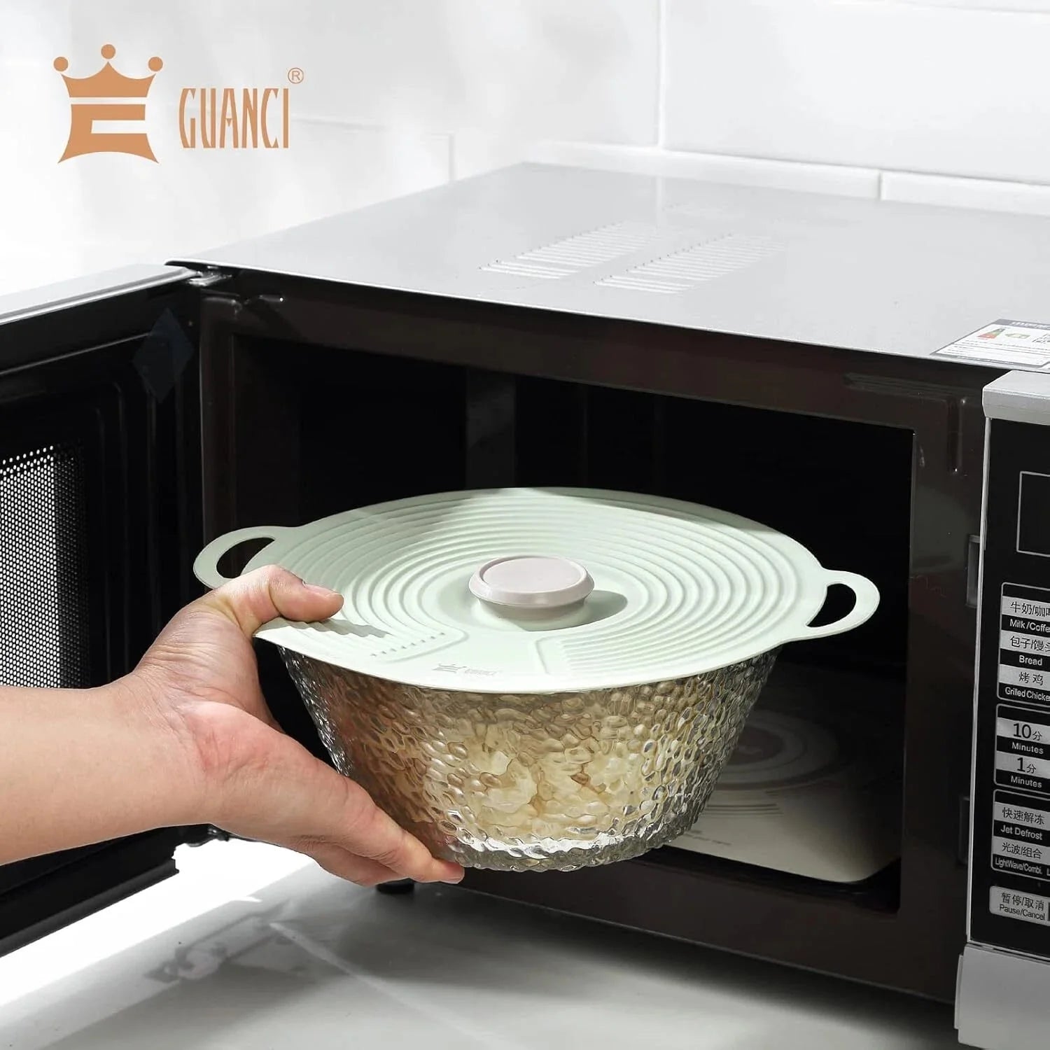 8 Pack Silicone Lids for Bowl Silicone Microwave Cover with 6 Sizes Reusable 07FC0E-D4 - KOEEK [5]