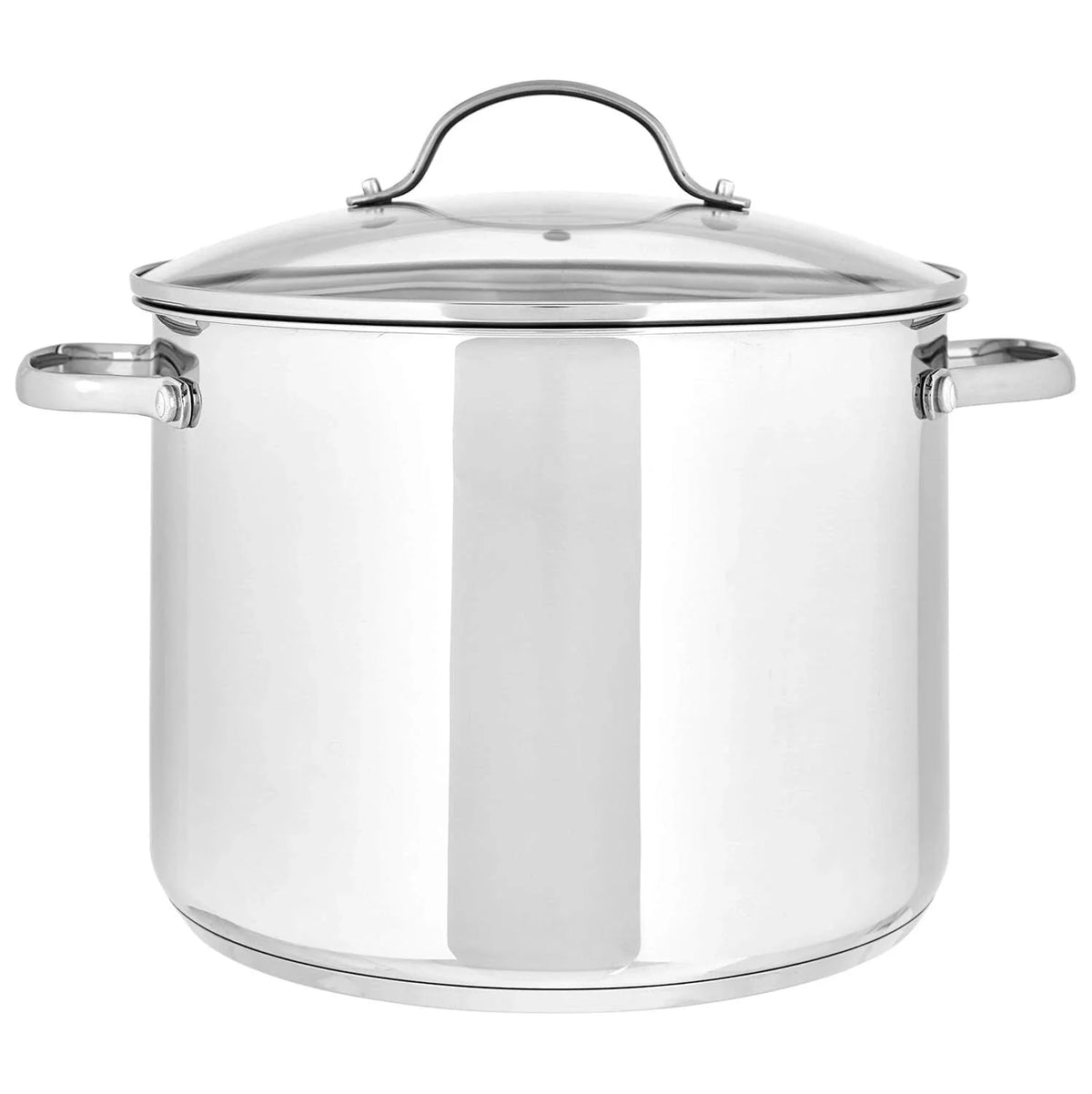 - 8-Quart Stainless Steel Stock Pot with Lid, Silver 07FC0E-D4 - KOEEK [1]