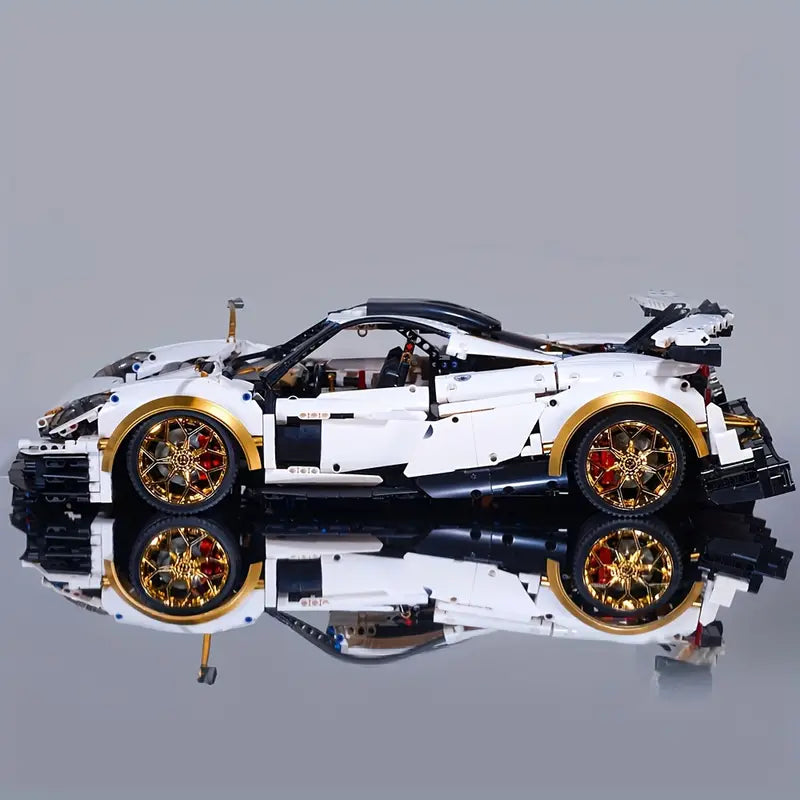 High Difficulty Assembly Model Of 8-building Block Sports Car, Building Block Toy Gift, Platinum Sports Car Style Child, Car Puzzle 3428pcs TUOMU - KOEEK