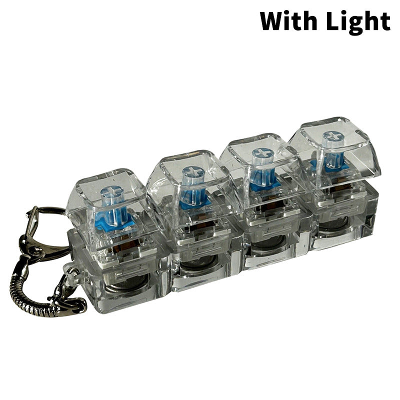 stress relief toys Mechanical Keyboard Keychain KOEEK - KOEEK