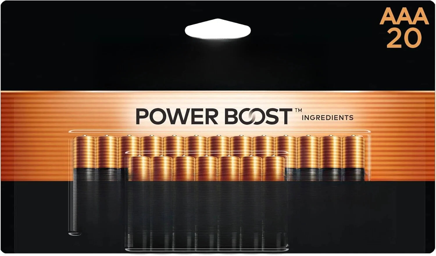 AAA Batteries with Booster Components, Pack of 20 Triple A Long Life Batteries 07FC0E-D4 - KOEEK [2]