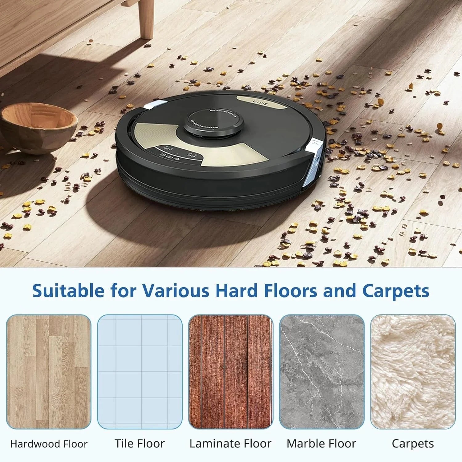 AV2610WA RV2610WA Vacuum Mop Replacement Pads Compatible with Shark AV2610WA 07FC0E-D4 - KOEEK [7]