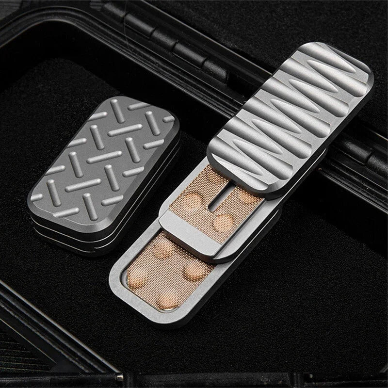 Adult Haptic Slider EDC Metal Fidget Slider Toy ADHD Tool Fingertip Toy Gift 07FC0E-D4 - KOEEK [10]