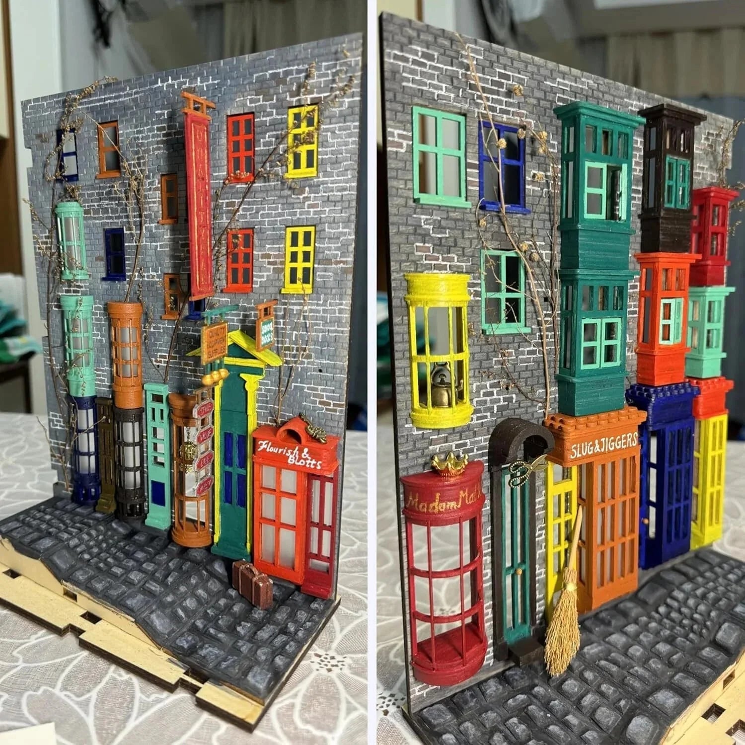 Adult LED Bookcase Kit - Adult Decorative Bookcase-3D Wooden Puzzle 07FC0E-D4 - KOEEK [6]