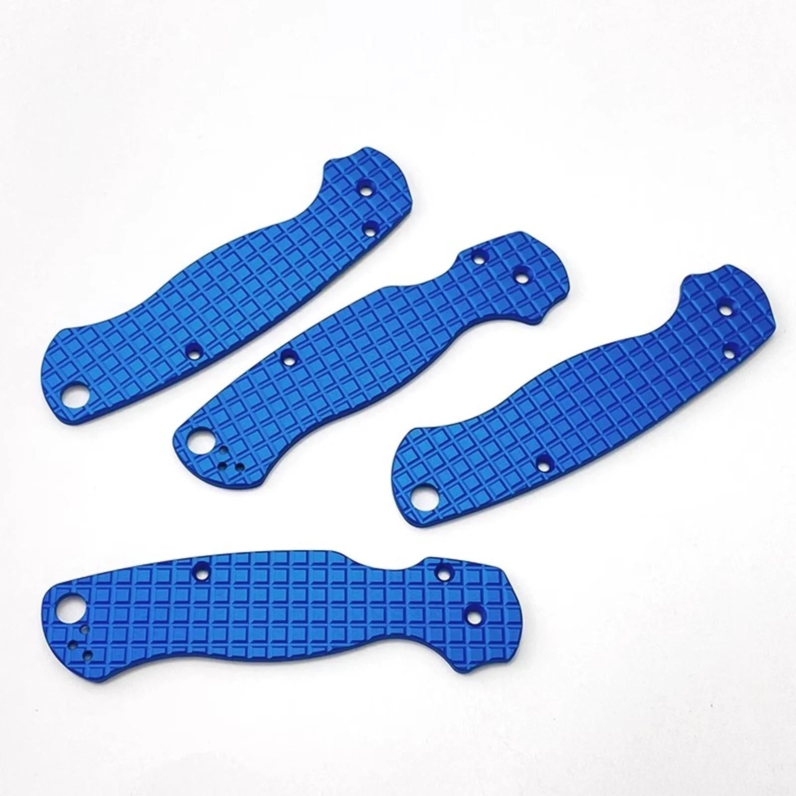 Aluminum Alloy Radial Stria Scales for Spyderco C81 Paramilitary 2 C81 Para2 PM2 07FC0E-D4 - KOEEK [3]