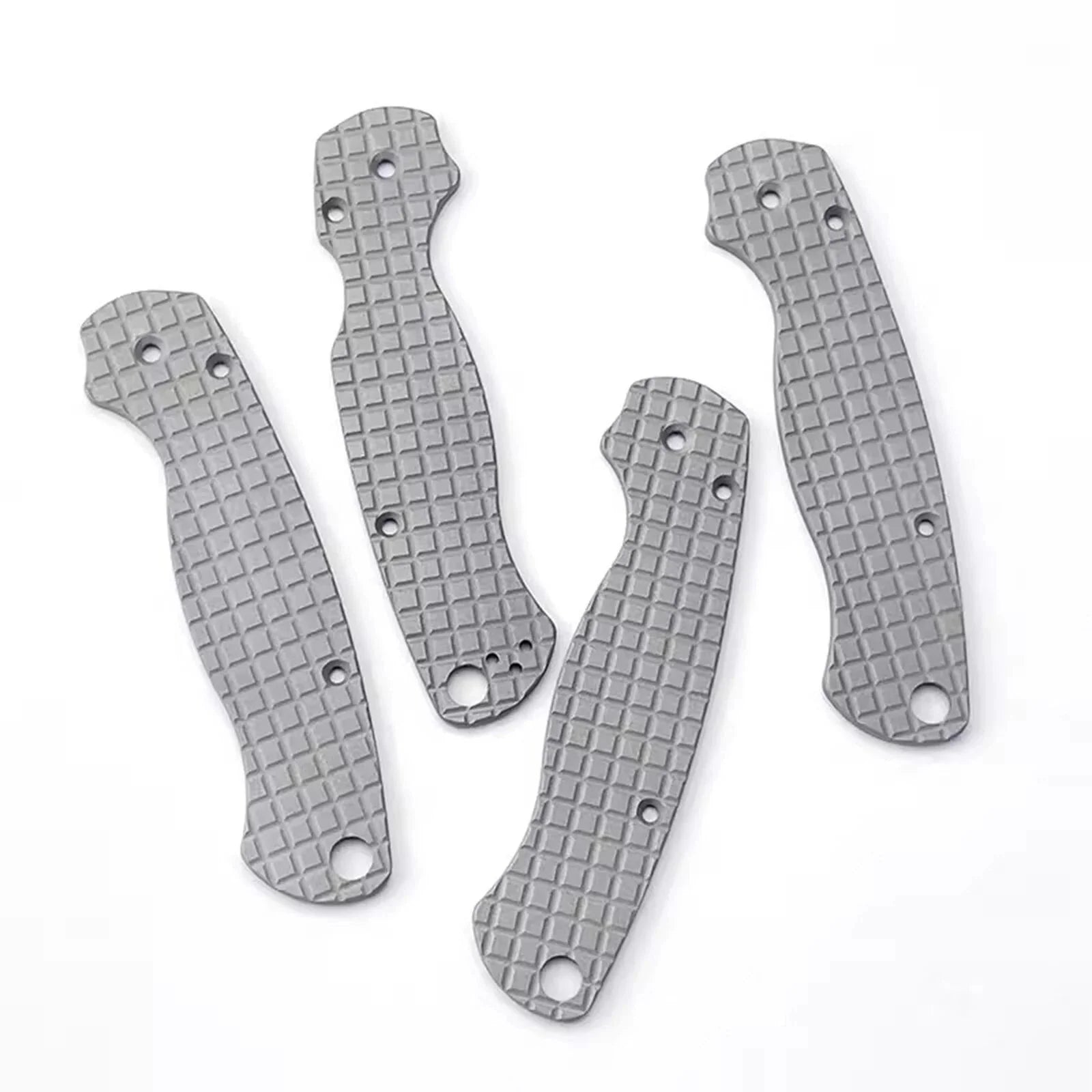 Aluminum Alloy Radial Stria Scales for Spyderco C81 Paramilitary 2 C81 Para2 PM2 07FC0E-D4 - KOEEK [5]