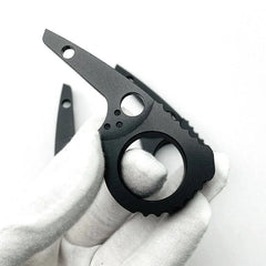 Aluminum Knife Handle Back Spacer Signet Ring for Spyderco Paramilitary 2 C81EDC 07FC0E-D4 - KOEEK [2]