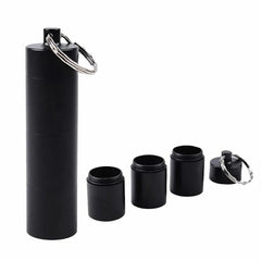 Aluminum Multi-layer Medicine Survival Waterproof Pill Storage Container Box EDC 07FC0E-D4 - KOEEK [2]