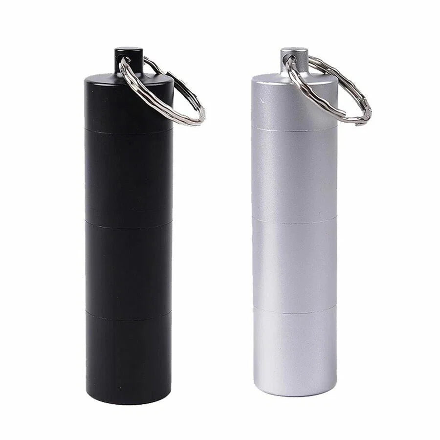 Aluminum Multi-layer Medicine Survival Waterproof Pill Storage Container Box EDC 07FC0E-D4 - KOEEK [3]
