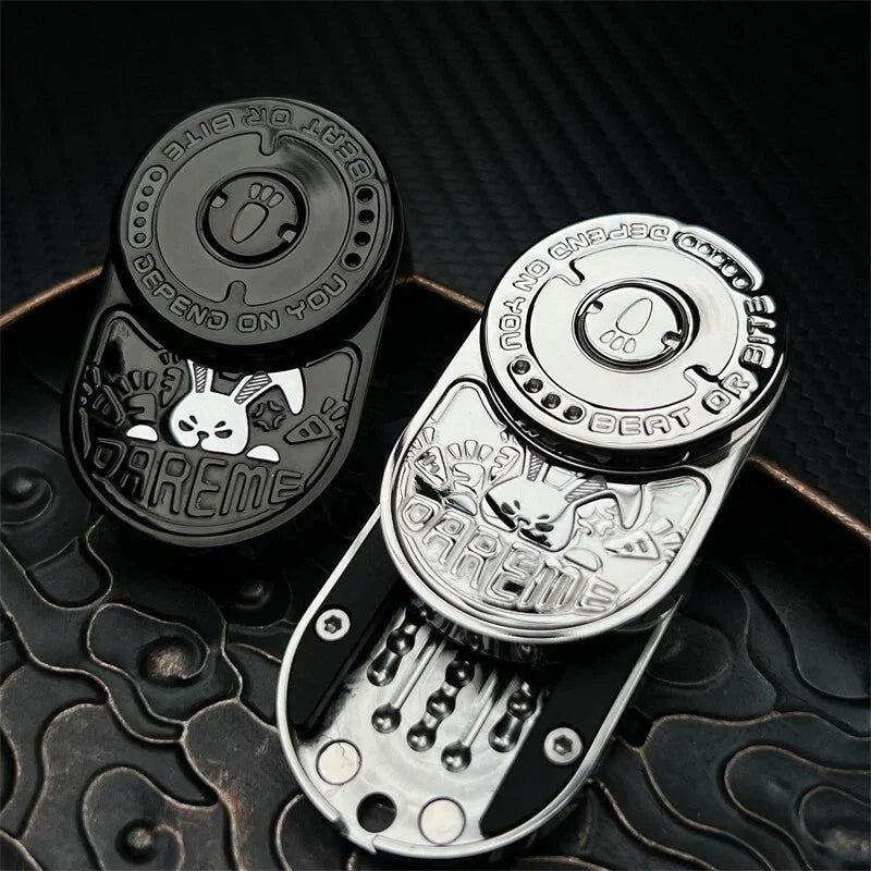Angry Rabbit EDC Fidget Slider Stainless Steel Mechanical Ratchet Fidget Toys 07FC0E-D4 - KOEEK [1]