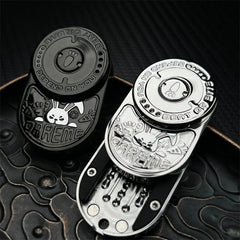 Angry Rabbit EDC Fidget Slider Stainless Steel Mechanical Ratchet Fidget Toys 07FC0E-D4 - KOEEK [1]