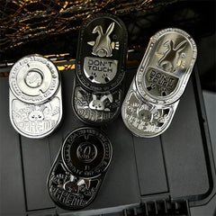 Angry Rabbit EDC Fidget Slider Stainless Steel Mechanical Ratchet Fidget Toys 07FC0E-D4 - KOEEK [4]