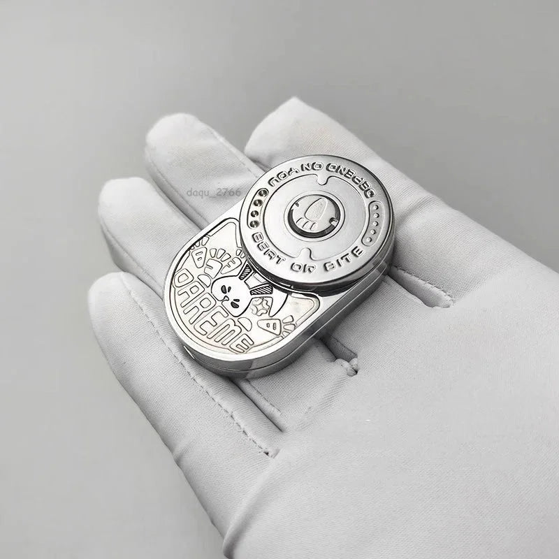 Angry Rabbit Fidget Slider Stainless Steel Mechanical Ratchet Fidget EDC Toys 07FC0E-D4 - KOEEK [10]