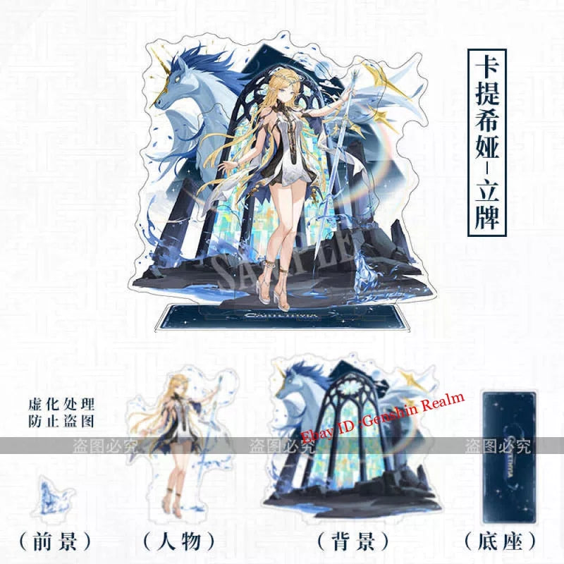 Anime Wuthering Waves Cartethyia Deluxe Acrylic Desktop Stand Figure Collection 07FC0E-D4 - KOEEK [2]