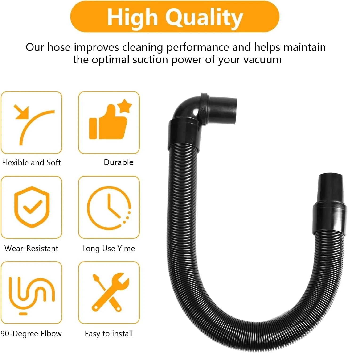 Anti-static backpack vacuum cleaner hose, vacuum cleaner hose 07FC0E-D4 - KOEEK [5]