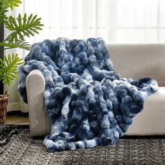 Artificial Wool Carpet for Sofa, Sofa, Shaggy Pile Thick Bubble Blanket 07FC0E-D4 - KOEEK [1]
